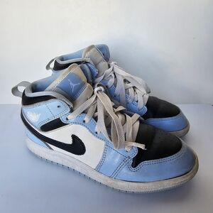 Nike Air Jordan 1 Ice Blue Kids' PS Mid Sneakers
